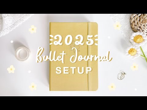🌼 my 2025 bullet journal setup (+GIVEAWAY!)