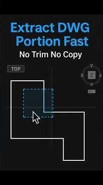 Extract and Reuse Drawing Portions Instantly with WBLOCK #AutoCAD #CADTips