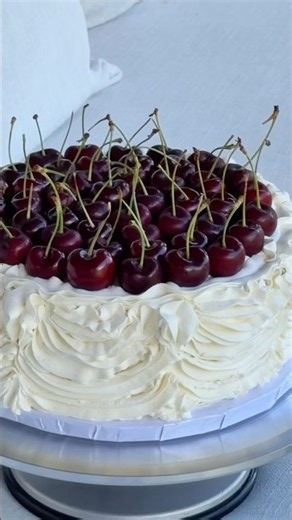 Black Forest Cake 🍒 with BC cherries!!