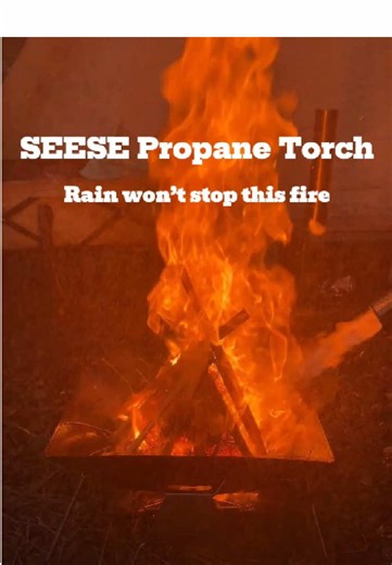 Easily Start Campfires with CC's Propane Torch