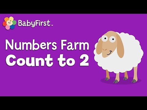 Learn the Number 2 | Learning Numbers | number Farm | BabyFirst TV