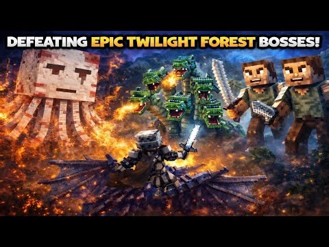 I Defeated the Strongest Twilight Forest Bosses in Medieval Minecraft