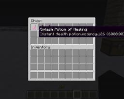 Potions that Kill People in Creative Mode Minecraft Map