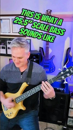 Shredding a 25.5" scale Glarry bass guitar!!