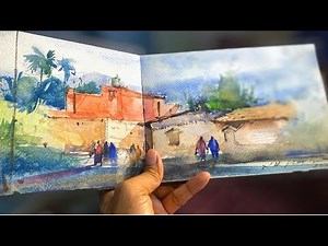 How a journal can help beginners to paint with watercolors
