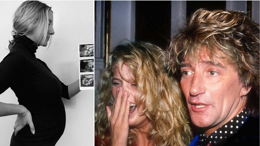Rod Stewart's son Liam announces baby news and mum Rachel Hunter has best reaction