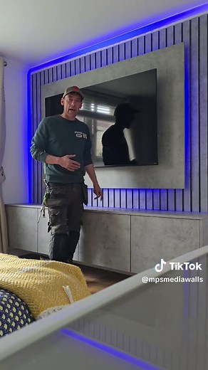 Custom Media Wall Storage Solutions for Bedrooms