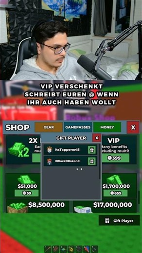 Tag us @ for VIP status on Roblox! #roblox #robloxshorts #robloxmemes #stealabrainrot #robloxgames