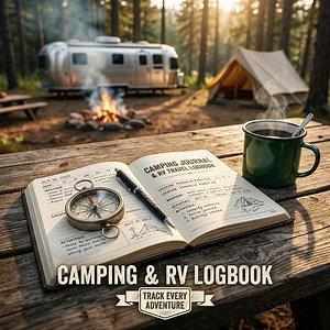 Camping Journal Printable | RV Travel Log Book | Campsite Tracker | Family Camper Planner | Outdoor Diary - Etsy Canada
