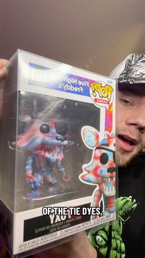 FIVE NIGHTS AT FREDDYS TIE DYE FOXY FUNKO POP UNBOXING! #fnaf #fivenightsatfreddys #funkopop #short
