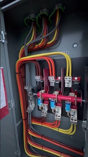800A disconnect terminations #electrician #wiring #construction
