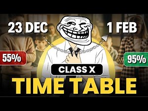 23 December से ऐसे पढ़ो Class 10 🔥| Toppers Timetable for class 10 | Must Watch 💀