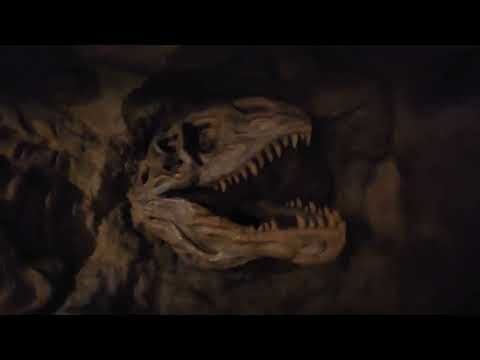 롯데월드 어드벤처 티라노사우르스와 트리케리톱스 화석 해골 잘 있습니다.