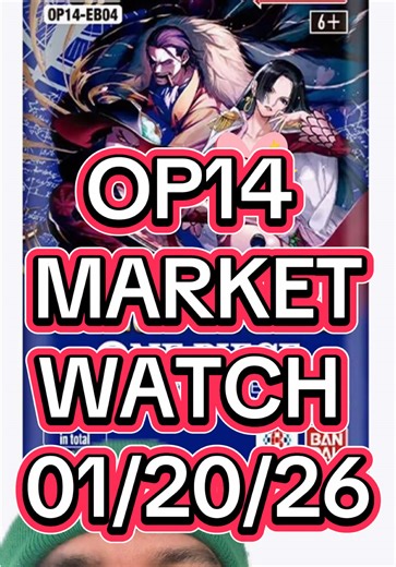 OP14 has officially hit the market, and the alternate art prices are wild. In this video I go through some of the biggest alternate art cards from the set and talk about how the prices are shaping up right after release. Whether you’re opening packs, collecting, or just curious about how OP14 is playing out, this is a good snapshot of where things are at right now. This isn’t hype — just a market check and some observations on one of the craziest releases we’ve seen recently. Let me know which a