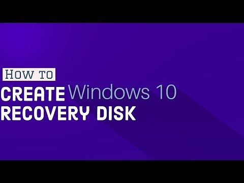 How to Create a Windows 10 Recovery Disk