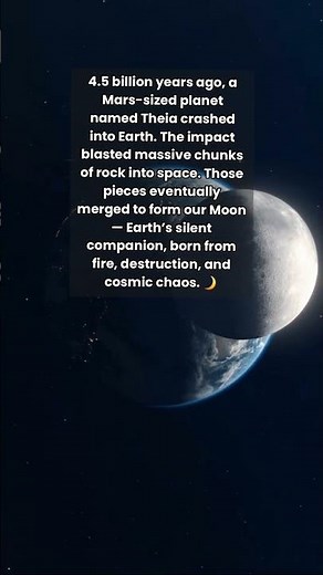 The Violent Birth of the Moon 🌙 | How Earth Created Its Only Satellite