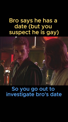 I think he is a she. #starwars #reels #fyp #anakinskywalker #bro