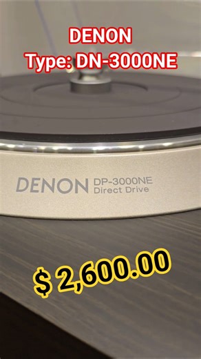 DENON Direct Drive TURNTABLE HiFi Record Player