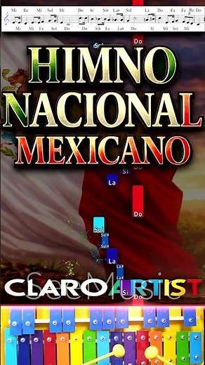 Aprende el Himno Nacional Mexicano en Glockenspiel 🇲🇽 Tutorial Fácil