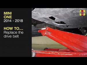 How to replace the drive belt in the Mini One?