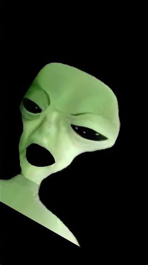 Green alien singing California girls #music