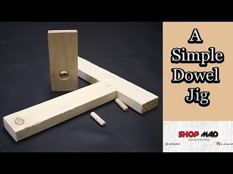 How To Make A Simple Diy Dowel Jig / Doweling Jig