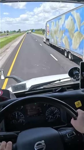 POV Truck Driving Nebraska | Passing Lay’s Chips Truck at 75 MPH #shorts