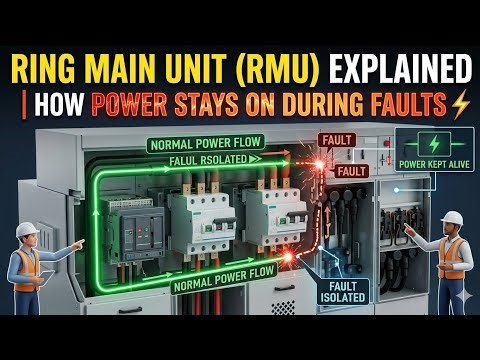 Ring Main Unit (RMU) Explained | How Power Stays ON During Faults ⚡