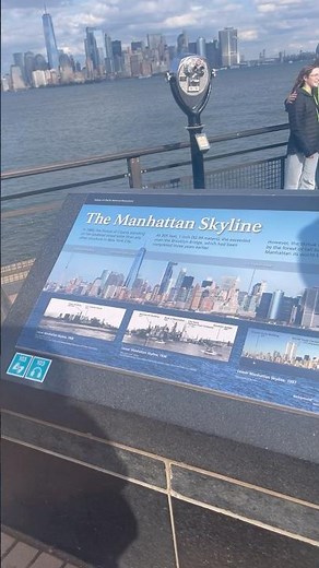 Manhattan Skyline from Liberty Island 🗽 | Statue of Liberty Viewpoint | 9/11 Memorial Reflections