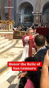 Each year on September 19, the faithful of Naples gather with hope and devotion for the miracle of San Gennaro, their beloved patron. St. Januarius, known in Italian as San Gennaro, was a 4th-century bishop of Benevento martyred during the persecution of Diocletian. His steadfast witness to Christ made him a powerful intercessor for the Neapolitans, who have venerated him for centuries as protector of their city, especially from plague and the eruptions of Mount Vesuvius. The most famous sign as