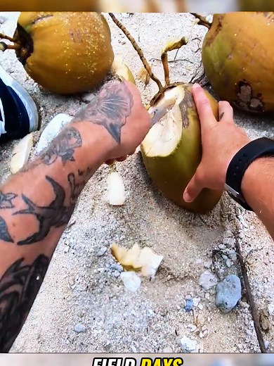 Deserted Island Survival: Coconut Water & Fire Prep