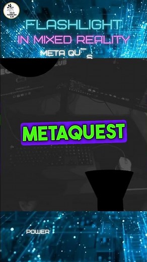 This is how you can lightup the Virtual objects using a flashlight in Mixed Reality | MetaQuest 3 😮