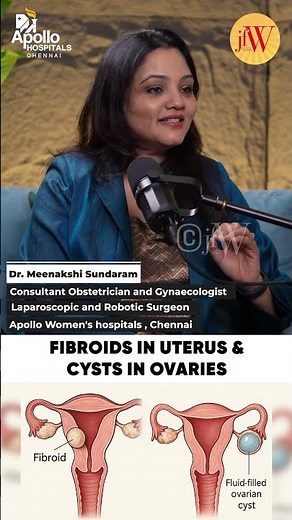Fibroids and Cysts- this is the main difference between then! #jfwapollogynae