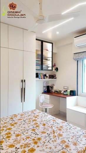 Small Bedroom Design India | Modern Compact Setup | Hyderabad Interiors