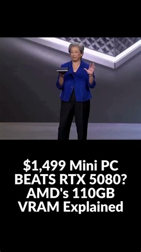 AMD JUST DESTROYED NVIDIA'S MONOPOLY! 😱 235B AI Model Runs on $1,499 Mini PC #shorts