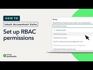 How to set role-based access control permissions in Intuit Accountant Suite