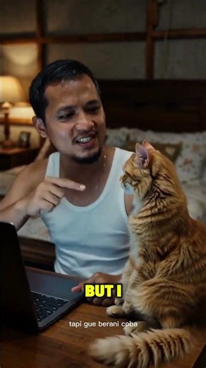 kali ini parjo yang kena mental #1jutasubscriber #kucinganggoralucudanimut #cat #kucinglucu