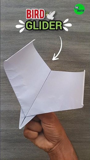 How to make a New Bird paper plane , homemade origami amezing paper Bird airplane , #shorts #craft