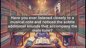 5000 Must Know SAT Vocabulary - Overtone: Exploring Subtle Meanings in Music and Language