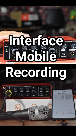 Mobile Studio Setup | Audio Interface Mobile Studio S | Home Studio Singing Setup | Recording Setup