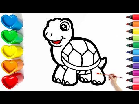 🐢How To Draw a Cute Turtle | Easy Step By Step Tutorial #20