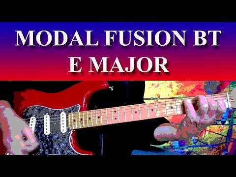 MODAL FUSION BACKING TRACK - E MAJOR