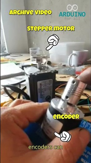 🎛️ Encoder to Stepper Motor 3 | Position Control Demo #arduino #automation #foryou