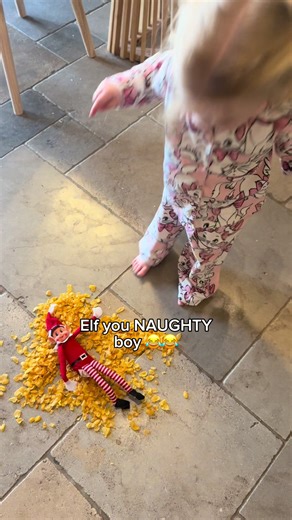 The elf has been bad today #family #elf