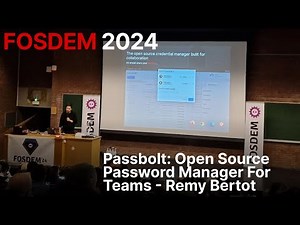 Passbolt: Open Source Password Manager for Teams - FOSDEM 2024