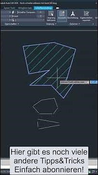 AutoCAD - Schraffieren, aber einfach! - 1 Minute Zeit? #construction #autocad #drawing #tutorial