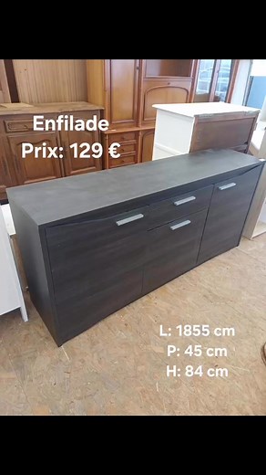 Arrivage ✅Enfilade Prix 129€ Armoire moderne Prix 89€ Canapé d’angle Prix 89€ Meuble tv Prix 69€ Fauteuil patchwork Prix 29€ Cuisinière induction electroluxPrix 129€ Meuble blanc Prix 39€ Table basse à abattant Prix 29€ Bureau moderne Prix 29€ Article disponible à l’achat directement sur notre site internet https://l2mperigueux.fr/ #trelissac #dordogne #secondemain #perigord #perigueux | La Seconde Main