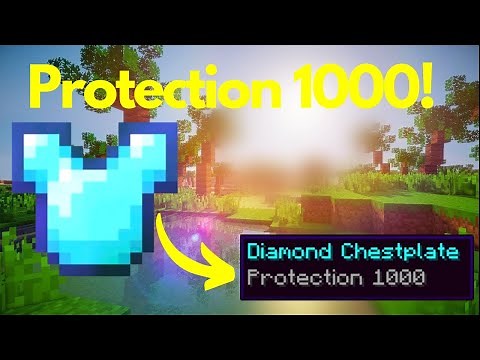 How To Make A Protection 1000 Chestplate On Minecraft Bedrock Using Commands!