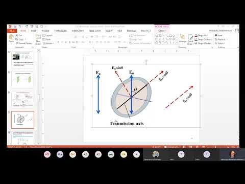 Theoretical explanation of the polarization experiment
