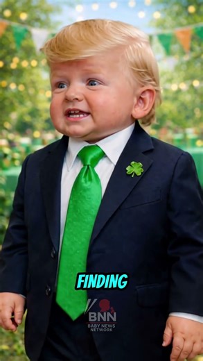 Baby Trump Celebrates St. Patrick’s Day With Biden 🍀